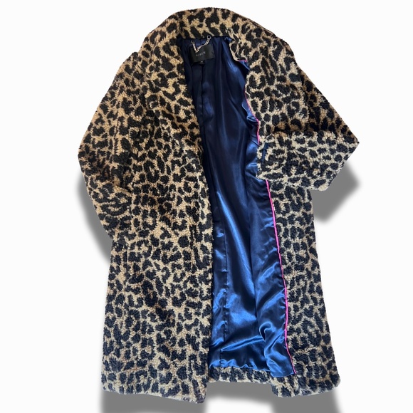 J.Crew Leopard Faux Fur Teddy Coat XS | Sherpa Jacket | Chic Winter Staple EUC - Picture 2 of 9